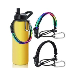 Water Bottle Accessories Handle Strap Cup Rope Holder for Camping Customized Color