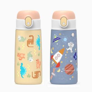 Children Gift Kids Water Bottle Stainless Steel Double Wall Cartoon Water Bottle for Kids