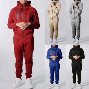 New Arrivals Mens 2piece Hoodie And Jogger Set Girl Boy Jogger Sets