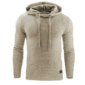 Hot Selling Mock Neck Corduroy Emboss Crew Neck Sweatshirt Pullover