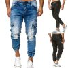 New Style Cargo Joggers Men Slim Hip Hop Jogger Jeans