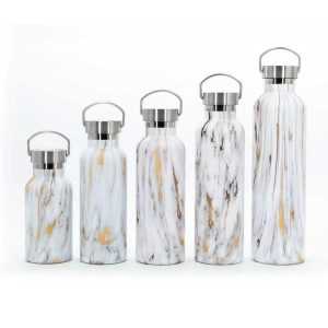 Popular Customized Logo Standard Mouth Sports Bottle 304 Stainless Steel Water Bottle BPA-Free