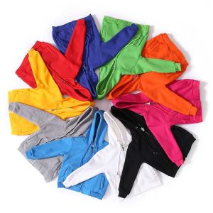 Wholesale Kids Children Hoodie 80% Cotton 20% Polyester Custom Sublimation Blank Print Zip Up Hoodies