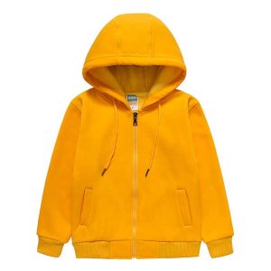 Factory Custom Embroidery Sublimation Hoodie 320gsm Cotton Children Zip Up Blank Kid Hoodies