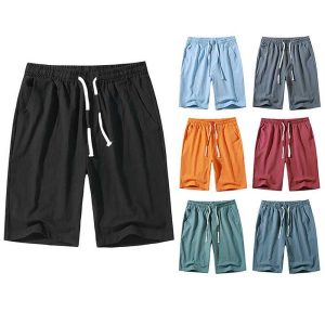 Hot Selling Elastic Polyester Outdoor Gym Mens Running Casual Shorts