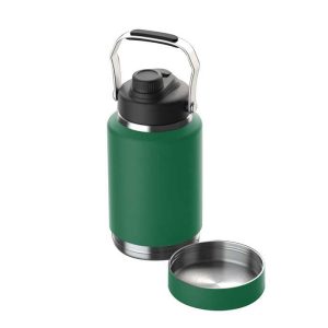 USA Popular 64oz Water Jar With Detachable Bottoml Stainless Steel Vacuum Insulated Water Bottle with Dog Bowl