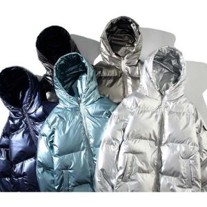 Custom Logo Winter Puffer Waterproof Mens Bomber Plus Size Jackets