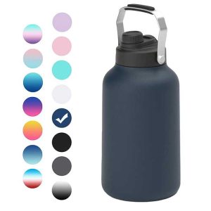 Wholesale Stainless Steel Sports Water Vacuum Insulated Water Jug Wide Mouth Water Bottle for Gym