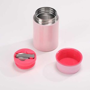 420ml Stainless Steel Insulated Baby Food Lunch Box For Kitchen Folding Spoon Double Wall Food Jar