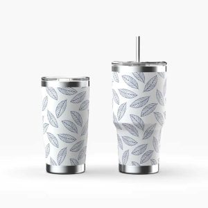 Bpa-Free 20oz 30oz Stainless Steel Travel Tumbler Double Vacuum Insulated Coffee Mug With Straw