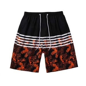New Designs Summer Acetate Fiber Drawstring Swim Casual Beach Shorts for Mens