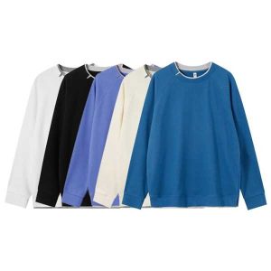 Fashion Sport Blank Cotton Unisex Sweatshirt Wholesale Custom Mens Crewneck Sweatshirt