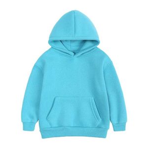 Wholesale Custom Sublimation Blank Cotton Hoodies Without Strings Oversized Hoodie For Kid