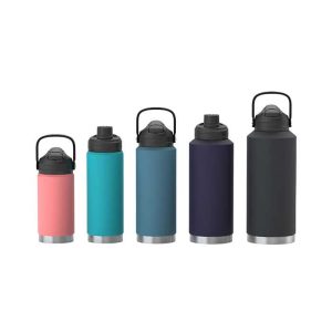 2023 New Arrival Double Wall Stainless Steel Vacuum Insulated Water Bottle Wide Mouth Sports Bottle