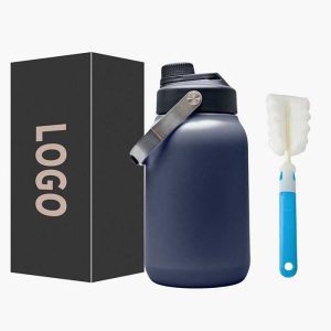 2023 New Design Double Wall Gym Sports Water Stainless Steel Vacuum Insulated Water Jug Wide Mouth Drinking Bottle