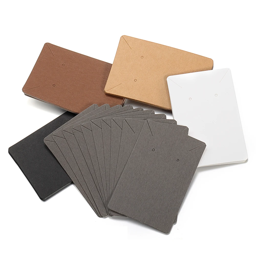 50pcs 6x9cm Earrings Necklaces Display Cards