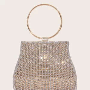 Women's Diamond Handbags Rhinestones Evening Bags Bridal Stones Clutch Purse Lady Clutches Bags Party Wedding Evening Bag Female