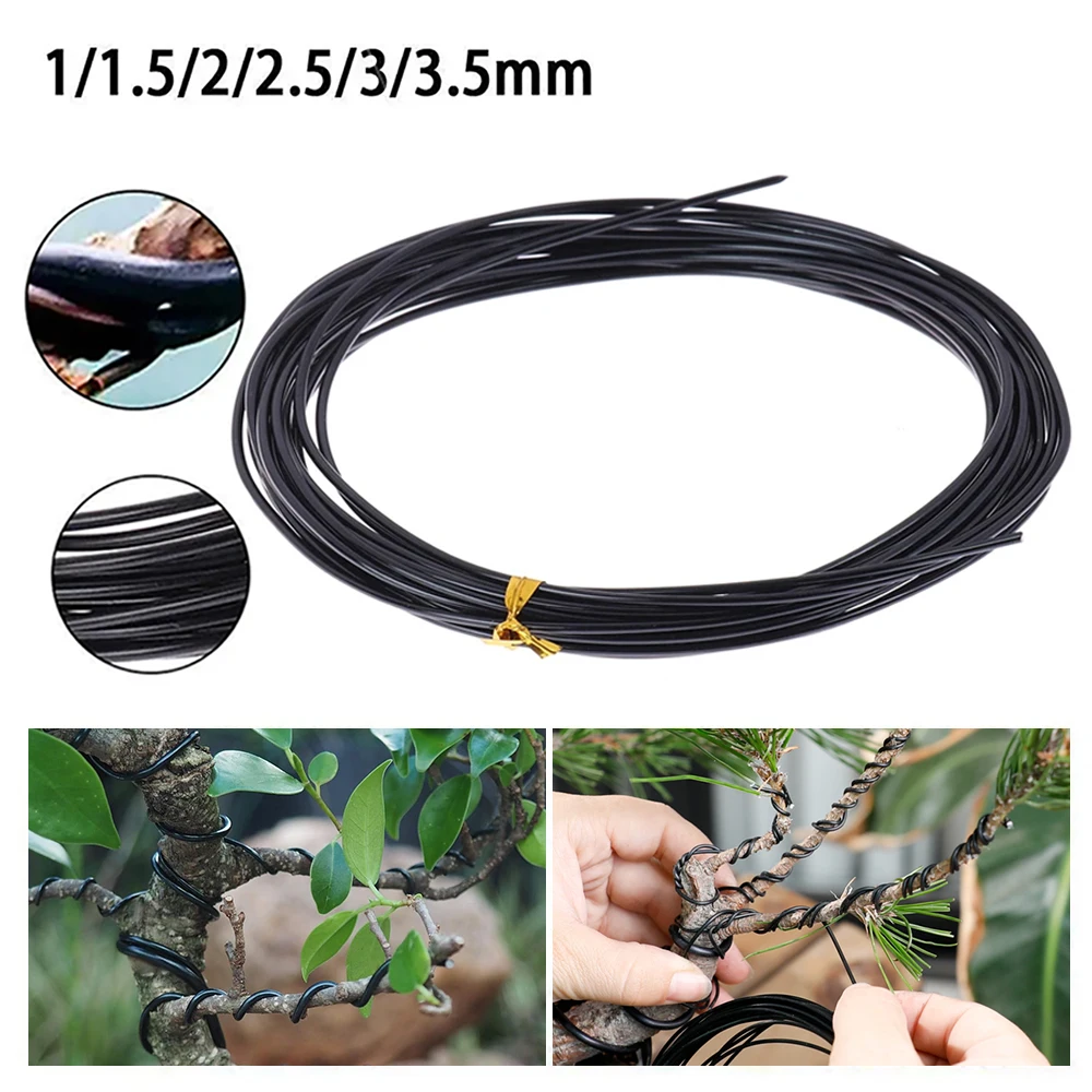 5m Bonsai Wire plant support Anodized Aluminum Bonsai Training Wire For Plant Shapes garden accessories 5 Sizes 1/1.5/2/2.5/3 mm
