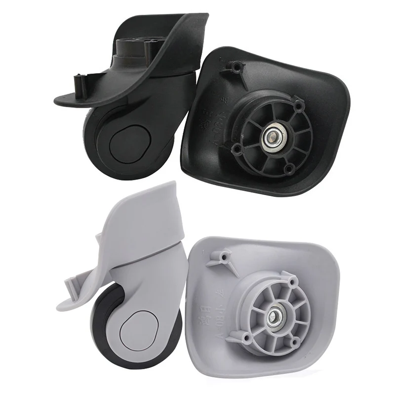 1 Pair Suitcase Wheels Swivel Casters Silent Baggage Wheel High Quality Luggage Wheel Replacement For Suitcase Trolley Accessory