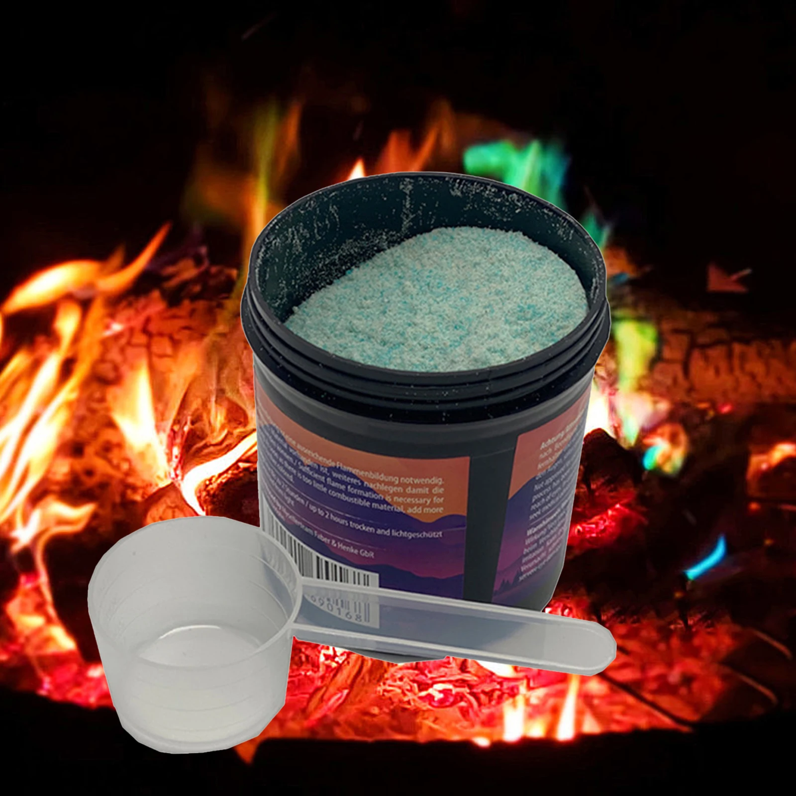 250g Colored Campfire Powder Convenient Color Flames Powder Atmosphere Props for Fire Pits Fireplace Bonfire Party Supplies