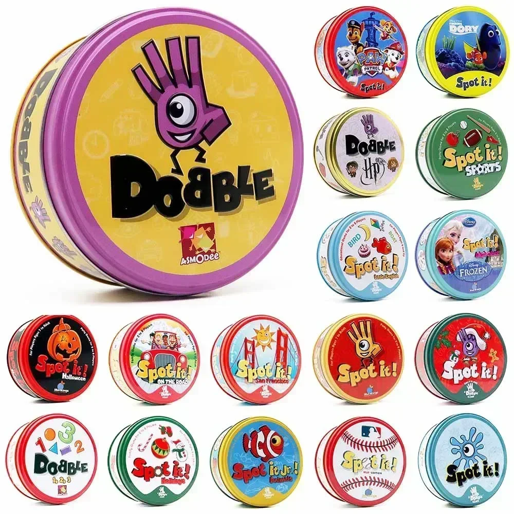 Spot it Dobble Card Game  Potte HP Board Game Players Party Game for Classic Family Fans Toy Waterproof Kids Family party games