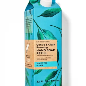 White Tea & Sage   Gentle & Clean Foaming Hand Soap Refill